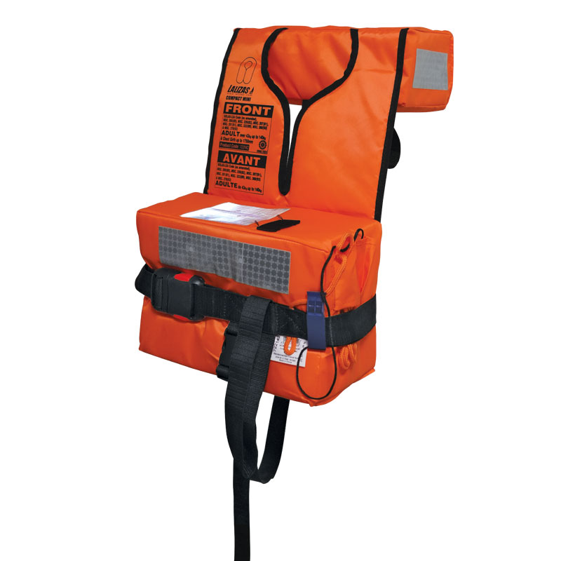 lalizas 722142 LALIZAS Foam Folding Lifejacket Compact Mini, SOLAS/MED, Adult, Orange