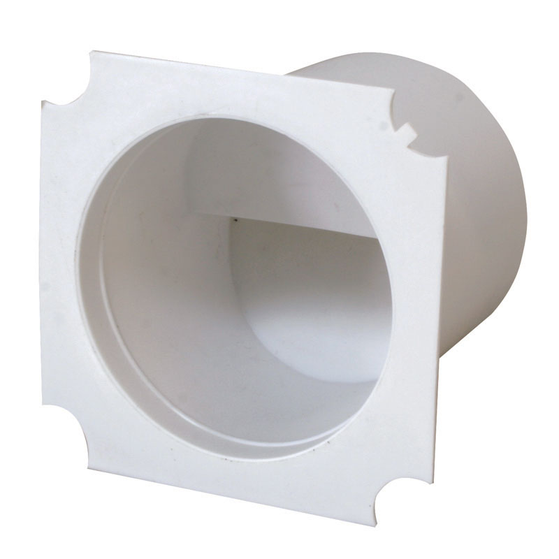 EVO Ventilator Connector, 80x80x70mm, White