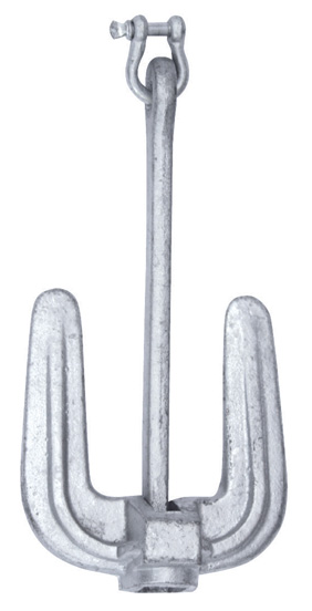 Hall Type C Anchor, 2.8kg, hot dipped galvanized