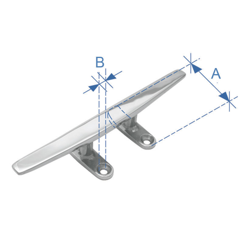 Trim Line Cleat, Inox 316, 152,4mm (6)