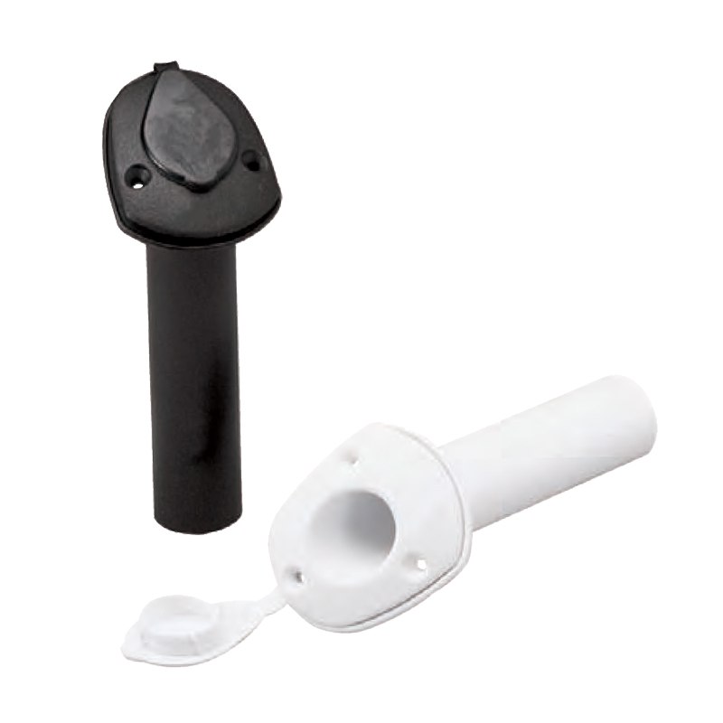 Rod Holder, w/ Cap, Plastic, Ø40mm, H.230mm, White