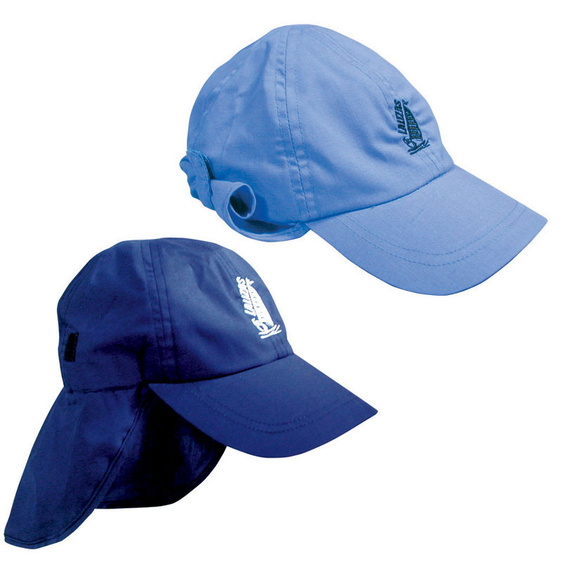 Sailing cap with protective neck Cover, child - light blue