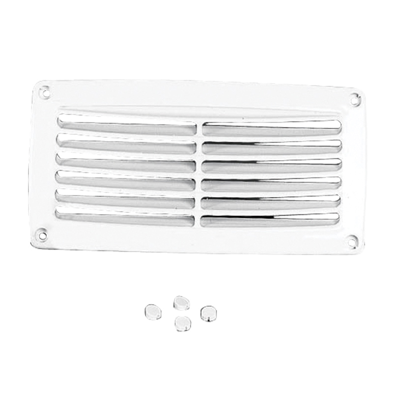 Ventilation Shaft Grilles Cover, 206x105,4x16mm, White