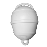 Mooring Buoy, Rigid Plastic, Ext.Ø250mm, White