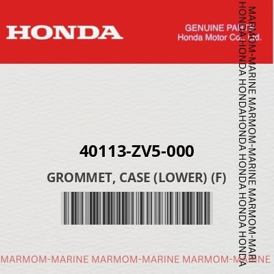 40113-ZV5-000 GROMMET, CASE (LOWER) (F)