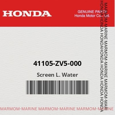 41105-ZV5-000 Screen L. Water