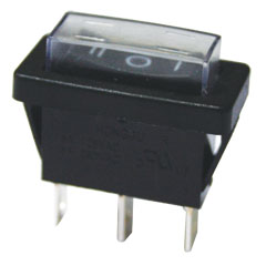 70957 - Switch Panel Key, ON-OFF-MON (3 Positions), 3 Pins, 12V/24V