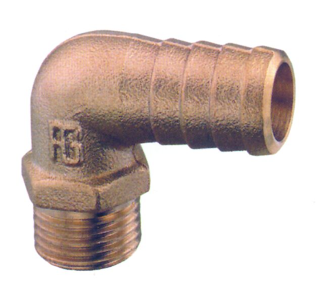 90073 - Bend Male Type 3/8'' w/ Hose Connector 15mm, Brass