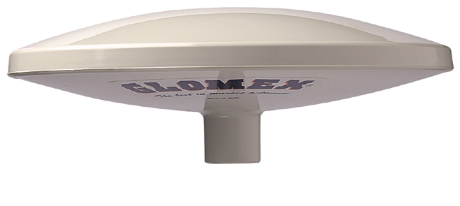 99645 - Terrestrial Omnidirectional TV Radio Antenna, Glomex, w/ 26 dB gain average