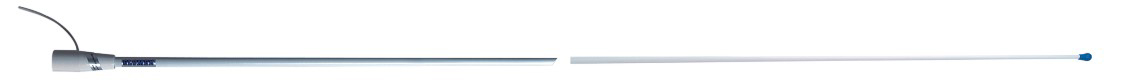 99652 - AM-FM Antenna, Glomex, L 1,5m, 6m coaxial cable & Motorola plug (AM 550-1600 / FM 88-108 Mhz)