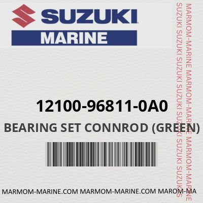 12100-96811-0A0 - BEARING SET CONNROD (GREEN)