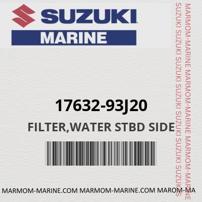 17632-93J20 - FILTER,WATER STBD SIDE