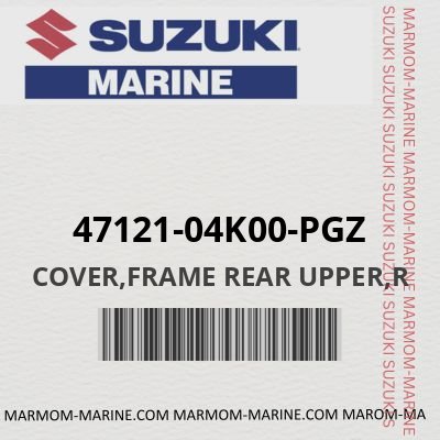 47121-04K00-PGZ - COVER,FRAME REAR UPPER,R