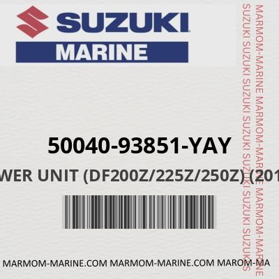 LOWER UNIT (DF200Z/225Z/250Z) (2016-2023) (50040-93851-YAY)