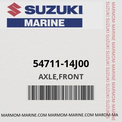 AXLE,FRONT (54711-14J00)