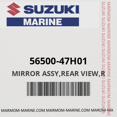56500-47H01 - MIRROR ASSY,REAR VIEW,R