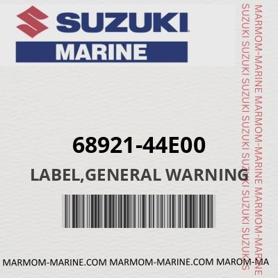 68921-44E00 - LABEL,GENERAL WARNING