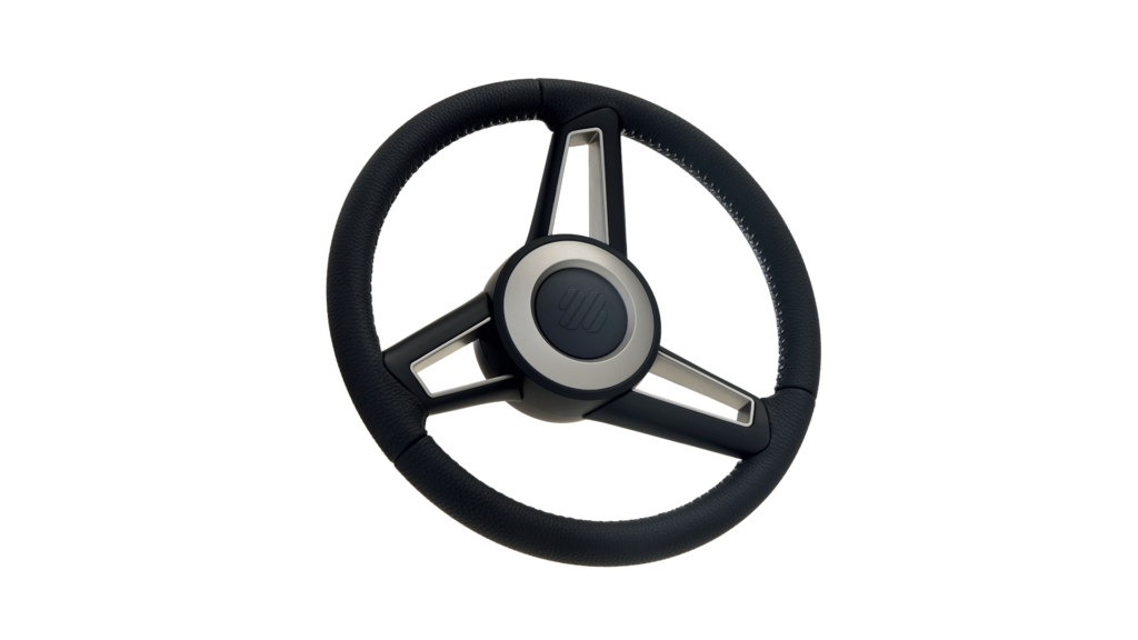 23023T - DOLFIN LTHR B/B/B STEERING WHEEL