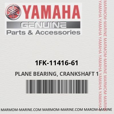 1FK-11416-61 PLANE BEARING, CRANKSHAFT 1