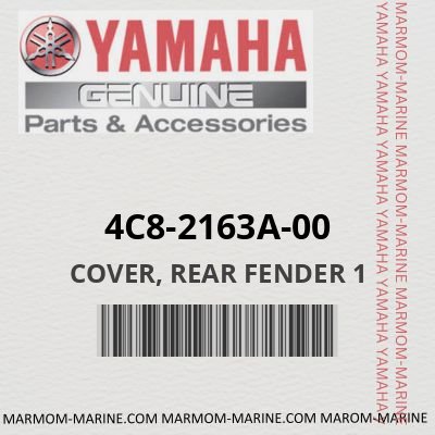 4C8-2163A-00 - COVER, REAR FENDER 1