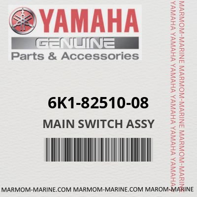 6K1-82510-08 - MAIN SWITCH ASSY