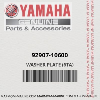 92907-10600 WASHER PLATE (6TA)