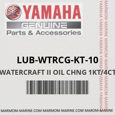 LUB-WTRCG-KT-10 - WATERCRAFT II OIL CHNG 1KT/4CT