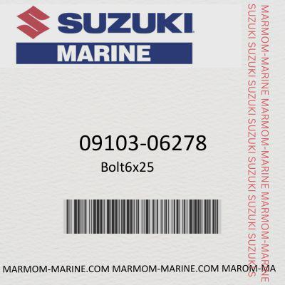 Suzuki 09103-06278 BOLT,6X25