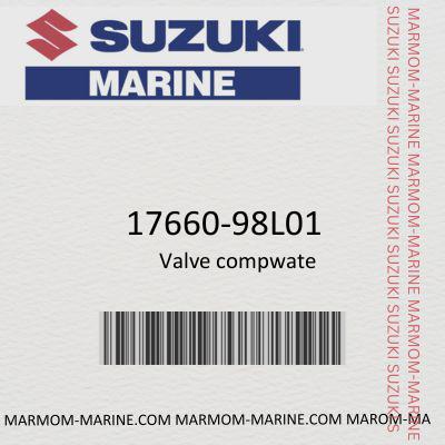 Suzuki 17660-98L01 VALVE COMP,WATER PRESSURE