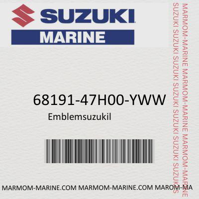 EMBLEM,SUZUKI,L(WHITE)