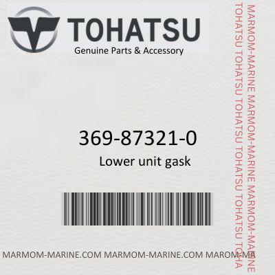 Tohatsu 369-87321-0 LOWER UNIT GASKET SET