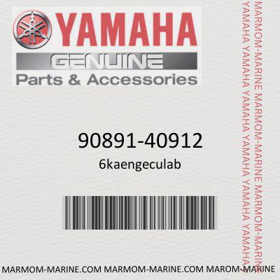 6KA ENG ECU LABEL