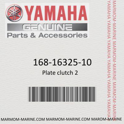 Yamaha 168-16325-10 PLATE, CLUTCH 2