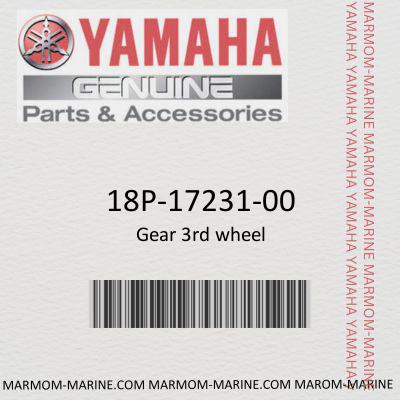 Yamaha 18P-17231-00 GEAR, 3RD WHEEL (31T)