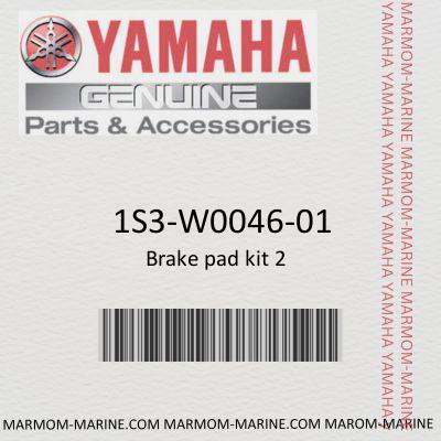 Yamaha 1S3-W0046-01 BRAKE PAD KIT 2