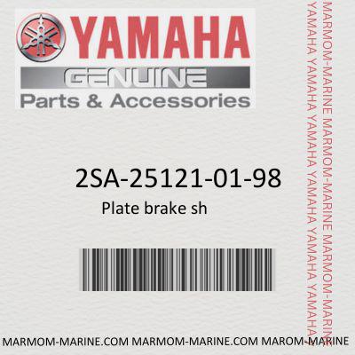 Yamaha 2SA-25121-01-98 PLATE, BRAKE SHOE