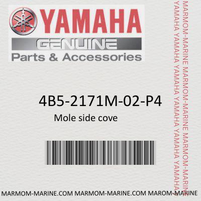 Yamaha 4B5-2171M-02-P4 MOLE, SIDE COVER 2