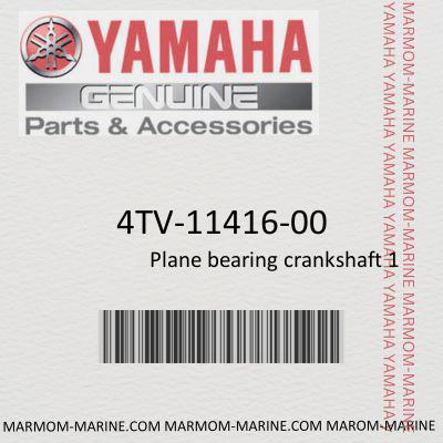 Yamaha 4TV-11416-00 PLANE BEARING, CRANKSHAFT 1