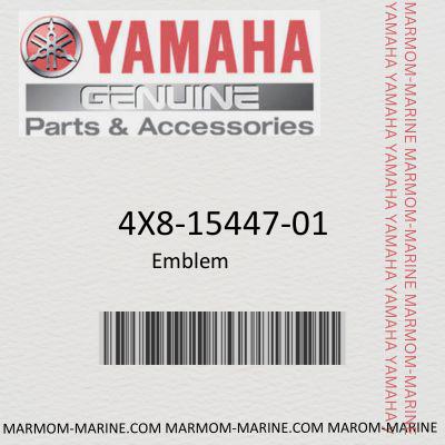 Yamaha 4X8-15447-01 EMBLEM