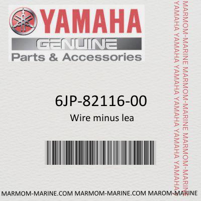 Yamaha 6JP-82116-00 WIRE, MINUS LEAD