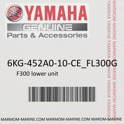 Yamaha 6KG-452A0-10-CE_FL300G F300 Lower unit