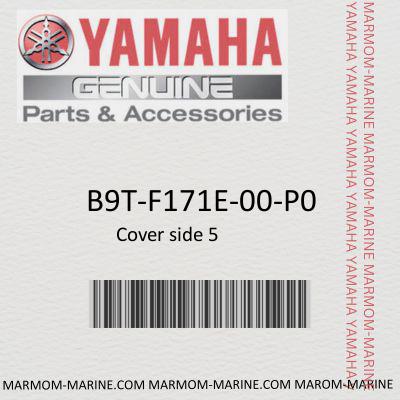 Yamaha B9T-F171E-00-P0 COVER, SIDE 5