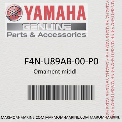 Yamaha F4N-U89AB-00-P0 ORNAMENT, MIDDLE R